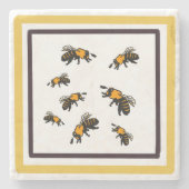 ハニービー ストーンコースター (正面)