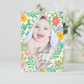 ハニービー、テングミ、蝶、トンボ、花 サンキューカード (スタンド正面)