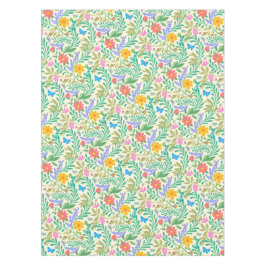 ハニービー、テングミ、蝶、トンボ、花 テーブルクロス