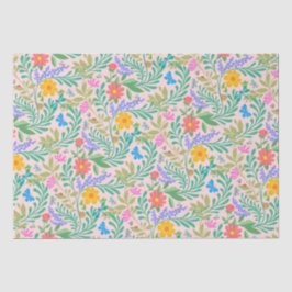 ハニービー、テングミ、蝶、トンボ、花 薄葉紙