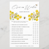 ハニービー&デイジーオーバーベビー紙ゲームカード チラシ (正面)