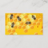ハニービー | ドリッピング蜂蜜の名刺 名刺 (裏面)
