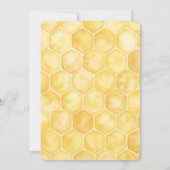 ハニービー・ハイヴ・ベイビーシャワー 招待状 (裏面)