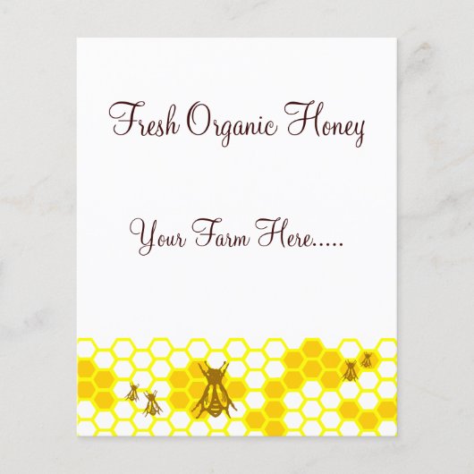 ハニービー ハニー カスタム タグ / フライヤー (正面)