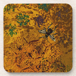 ハニービー ハード プラスチックコースター コースター