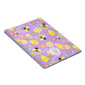 ハニービー パープル ノートブック (右側)