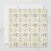 ハニービー&フラワーティーパーティの招待状 招待状 (裏面)