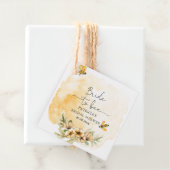 ハニービー フラワー ブライダル シャワー フェイバータグ (インサイチュ)