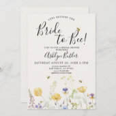 ハニービー ブライダルシャワーの招待状 招待状 (正面/裏面)