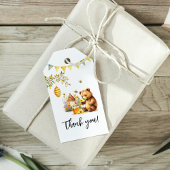 ハニービー ベア ベイビー シャワーのお礼 ギフトタグ