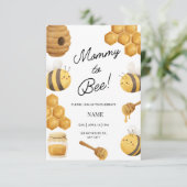 ハニービー、ベイビーシャワーの招待状 招待状 (スタンド正面)