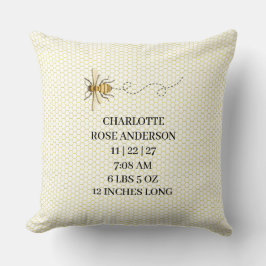 ハニービー ベイビー 誕生統計 クッション