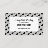 ハニービー、ベビーシャワーギフトレジストリ エンクロージャーカード (裏面)