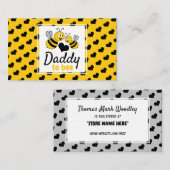 ハニービー、ベビーシャワーギフトレジストリ エンクロージャーカード (正面/裏面)