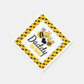 ハニービー、ベビーシャワー スタンダードカクテルナプキン (角)