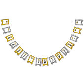 ハニービー、ベビーシャワー バンティングフラッグ (全)