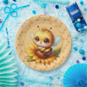 ハニービー ペーパープレート (パーティー)