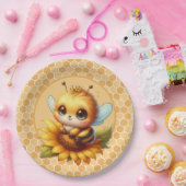 ハニービー ペーパープレート (パーティー)