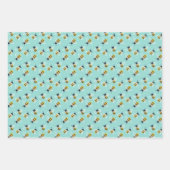 ハニービー ラッピングペーパーシート (正面3)