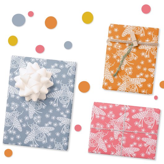 ハニービー ラッピングペーパーシート