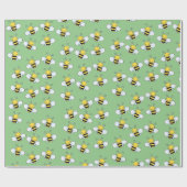 ハニービー ラッピングペーパー (フラット)