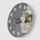 ハニービー ラージ壁時計 (傾斜)