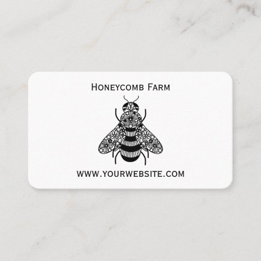 ハニービー 名刺 (正面)