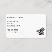 ハニービー 名刺 (裏面)