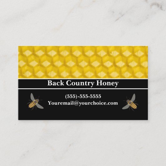 ハニービー 名刺 (正面)