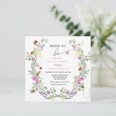 ハニービー |花嫁のブライダルシャワー 招待状 (スタンド正面)