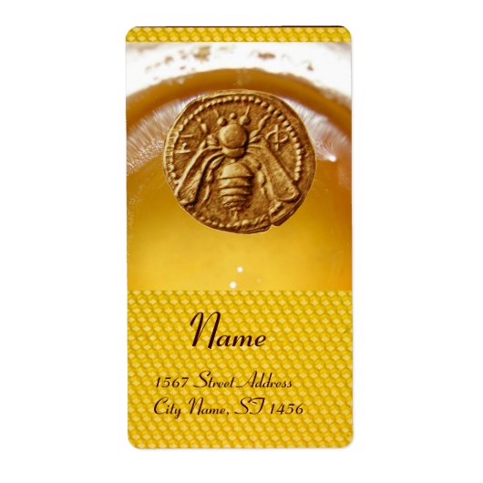 ハニービー，養蜂家養蜂家 ラベル (正面)