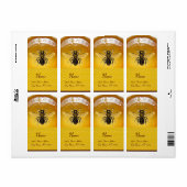 ハニービー，養蜂家 ラベル (フルシート)