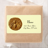 ハニービー，養蜂家 ラベル (インサイチュ)