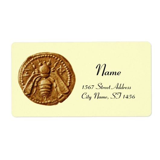 ハニービー，養蜂家 ラベル (正面)