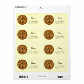 ハニービー，養蜂家 ラベル (フルシート)