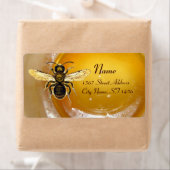 ハニービー，養蜂家 ラベル (インサイチュ)