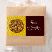 ハニービー，養蜂家 ラベル (インサイチュ)