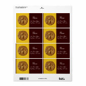 ハニービー，養蜂家 ラベル (フルシート)