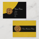 ハニービー，養蜂家 名刺 (正面/裏面)