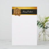 ハニービー，養蜂家，白 便箋 (スタンド正面)