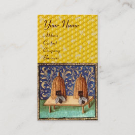 ハニービー，養蜂家，養蜂家モノグラム 名刺