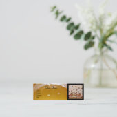 ハニービー，養蜂家，養蜂家 スキニー名刺 (スタンド正面)