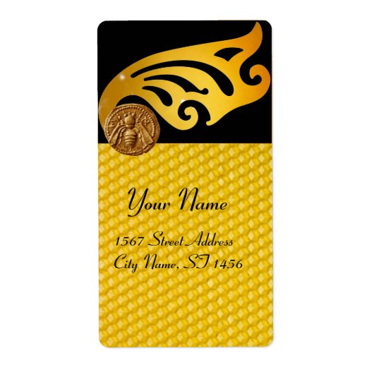 ハニービー，養蜂家，養蜂家 ラベル (正面)