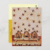 ハニービー,養蜂家/養蜂用品 ポストカード (正面/裏面)