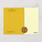 ハニービー,養蜂家/養蜂用品 ポストカード (裏面)