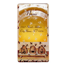 ハニービー，養蜂家/養蜂用品 ラベル