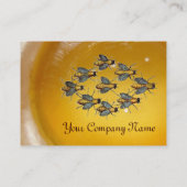 ハニービー,養蜂家/養蜂用品 名刺 (裏面)