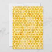 ハニービー　２歳の誕生日パーティーへのご招待 招待状 (裏面)