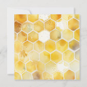 ハニービー | Bee Baby Shower 招待状 (裏面)