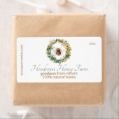 ハニービー wreath ビジネスラベル ラベル (インサイチュ)